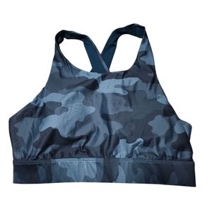 Fabletics‎ Camo Padded Sports Bra Size Large